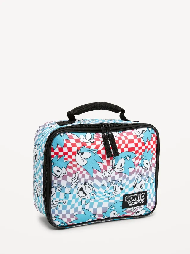 OMG Accessories Shark Checkerboard Lunch Bag