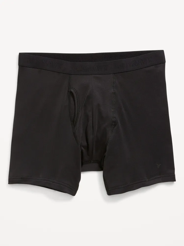 Old Navy Soft-Washed Built-In Flex Boxer Briefs Underwear 3-Pack for Men --  6.25-inch inseam