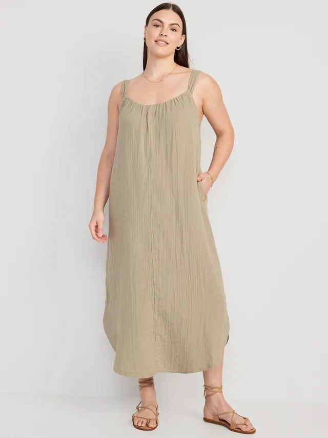 Women's Brandon Maxwell Collection Pleated Racerback Dress