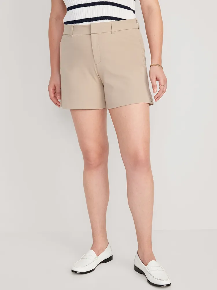 High-Waisted Pixie Trouser Shorts -- 5-inch inseam