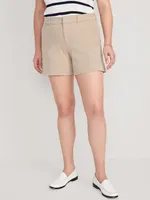 High-Waisted Pixie Trouser Shorts -- 5-inch inseam