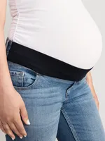 Maternity Front-Low Panel Flare Jeans