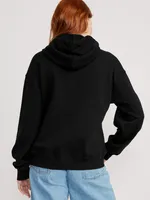 Slouchy Logo Graphic Zip Hoodie