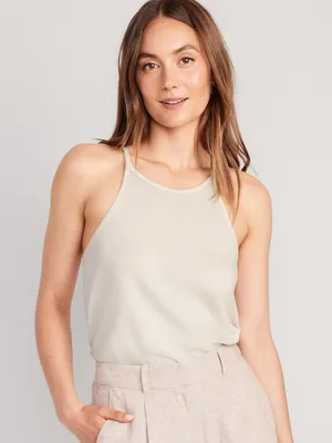 Relaxed Halter Tank Top for Women