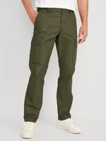 Straight Oxford Cargo Pants