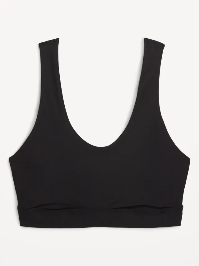 Old Navy Medium Support PowerSoft Cross-Back Sports Bra for Women