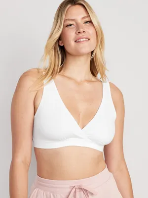 Soutien-gorge seconde peau de maternité à devant croisé pour l’allaitement