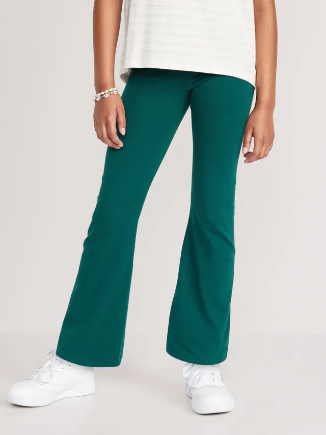 Forest Green Extreme Flare Long Leg Pants