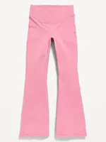 High-Waisted PowerChill Crossover Flared Leggings for Girls