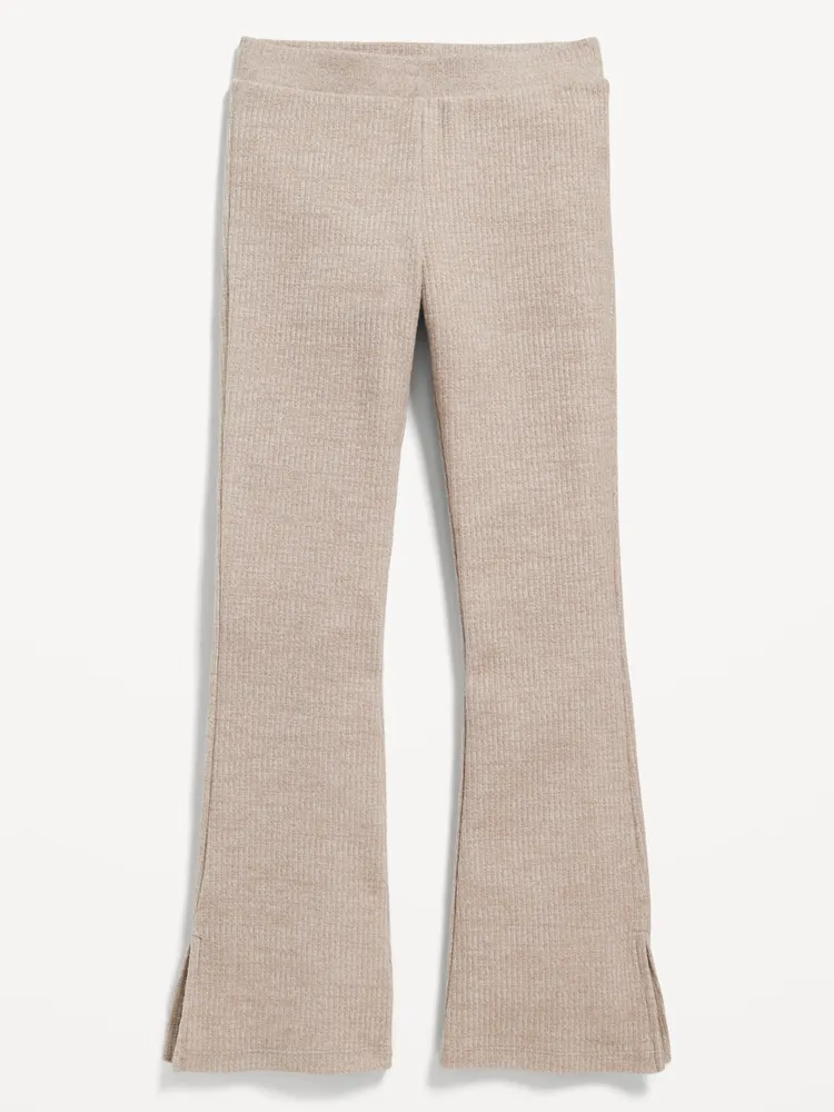 Old Navy Plush Cozy-Knit Side-Slit Flare Pants for Girls