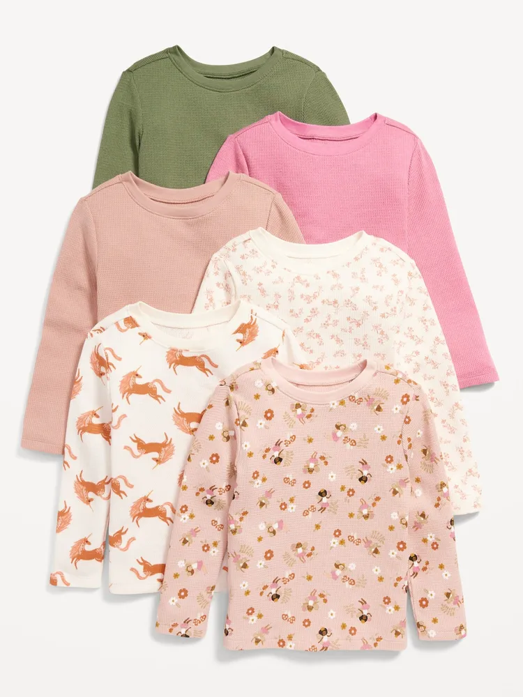 Girls Soft Cotton Jersey Long Sleeve Tee | Orange
