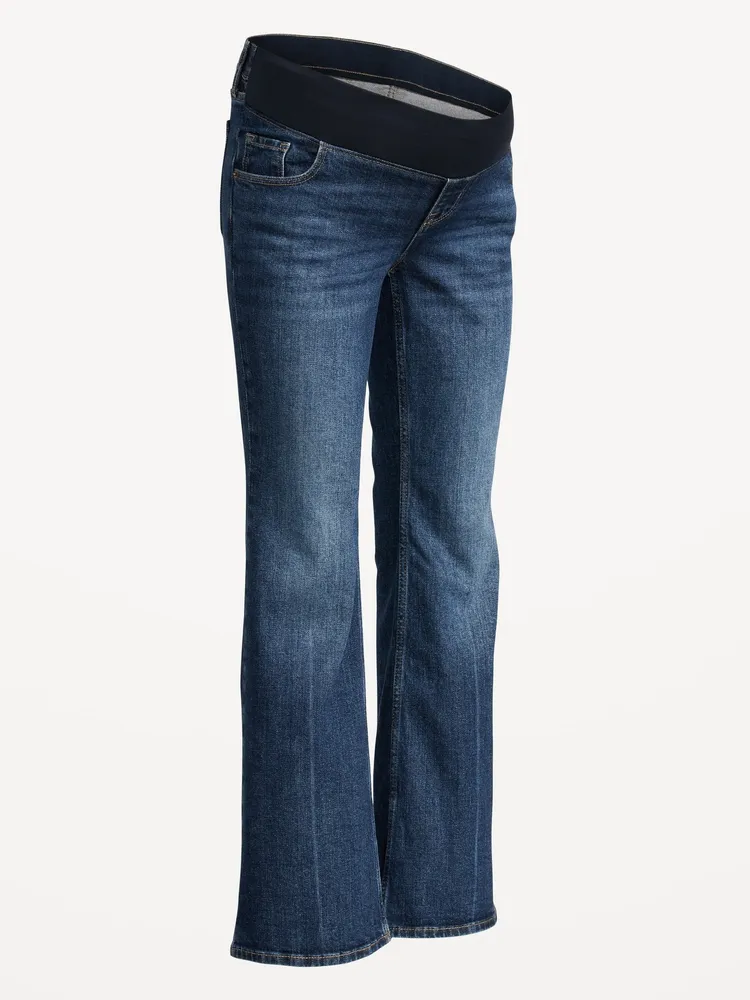 Old Navy Maternity Front Low Panel Flare Jeans