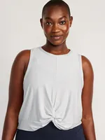 Cloud 94 Soft Twist-Front Crop Top