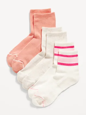 Quarter Crew Novelty Socks 3-Pack For Women