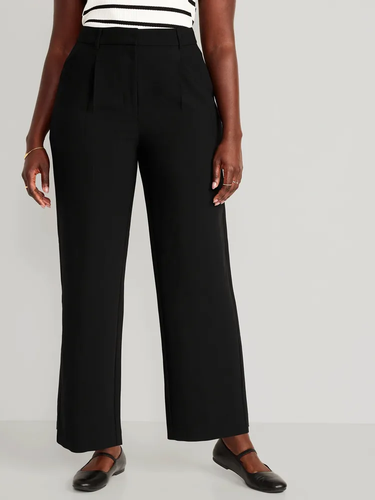 Old Navy Extra HighWaisted Pleated Taylor WideLeg Trouser Suit Pants for  Women  Southcentre Mall