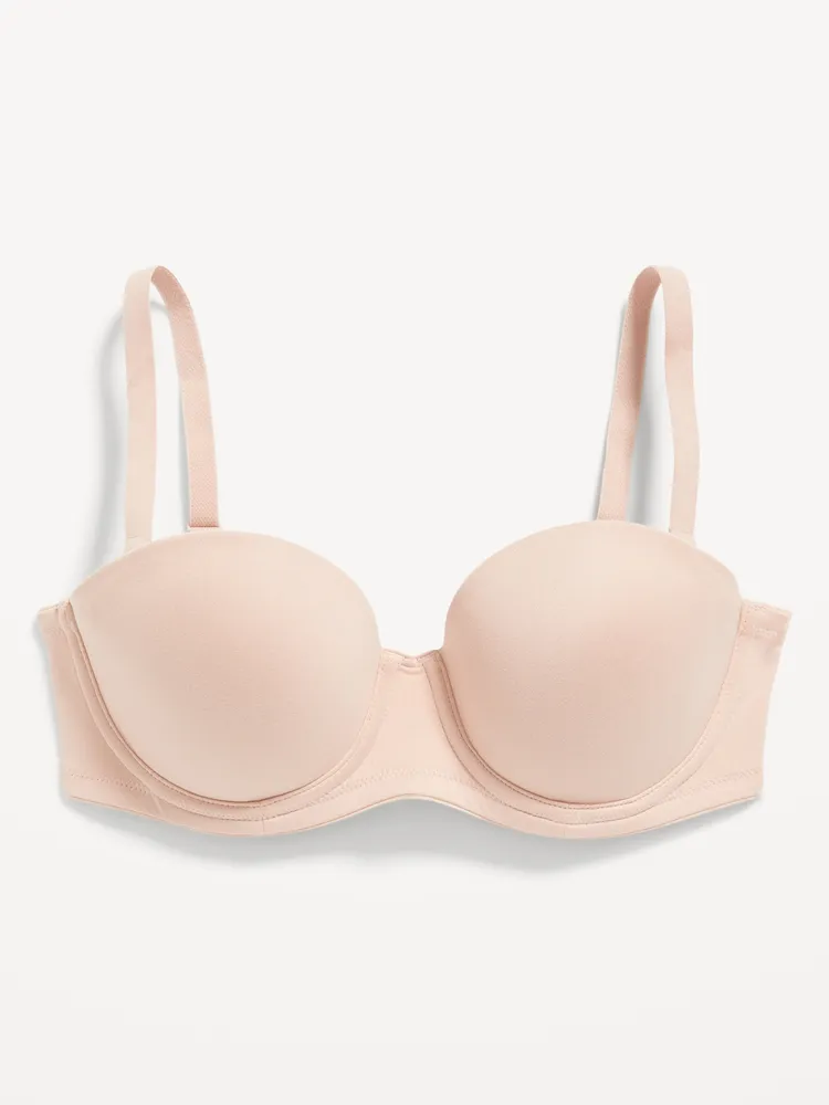 Old Navy Low-Coverage Convertible Strapless Underwire Bra for Women