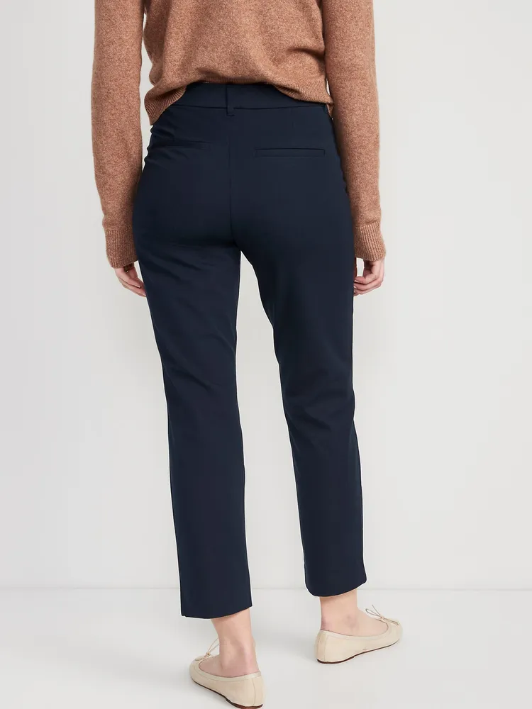 High-Waisted Pixie Straight Pants