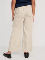 Old Navy High-Waisted Wide-Leg School Uniform Pants for Girls