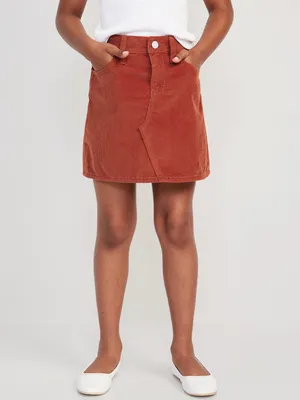 High-Waisted Corduroy Skirt for Girls