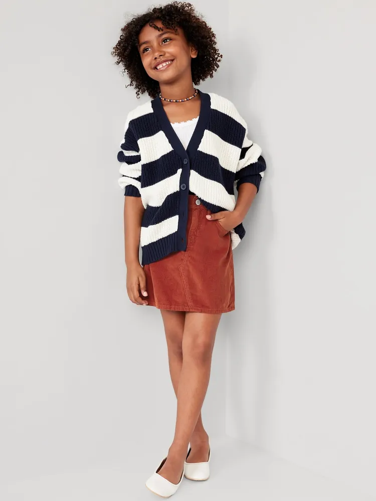 High-Waisted Jean Skirt for Girls