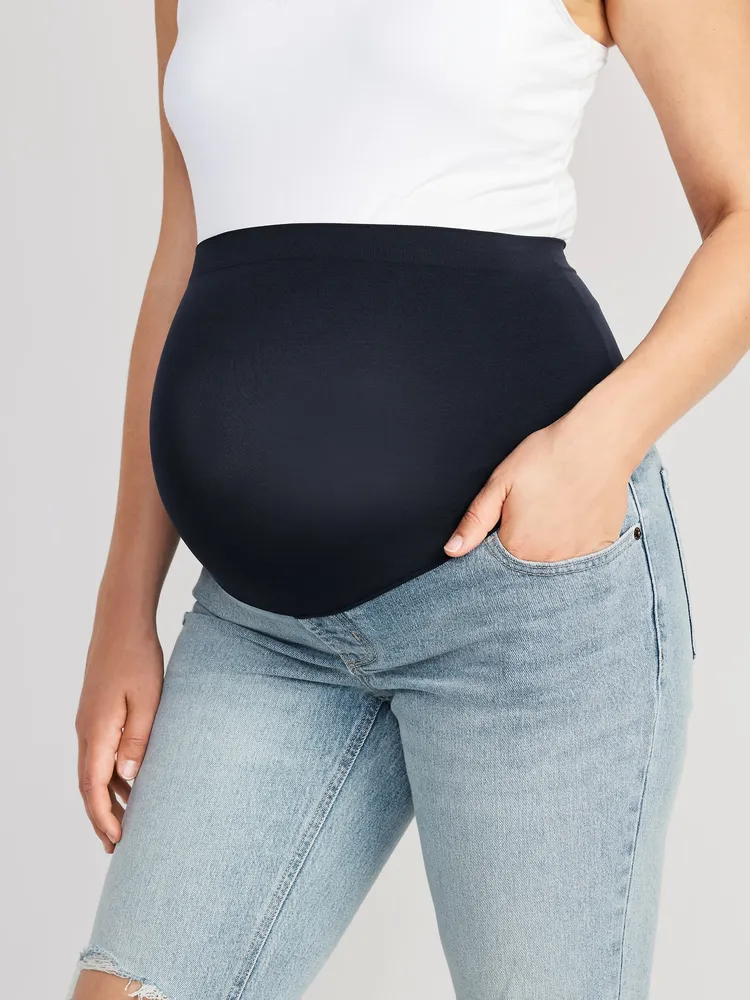 Old Navy Maternity Full Panel Ripped Boyfriend Jeans