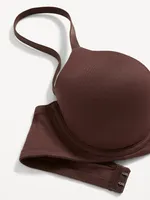 Full-Coverage Underwire Demi Bra