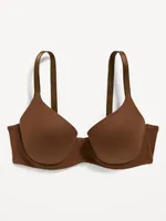 Full-Coverage Underwire Demi Bra