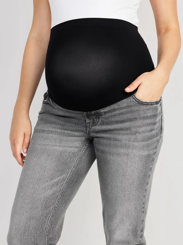 Maternity True Waistband Full Panel Girlfriend Jeans