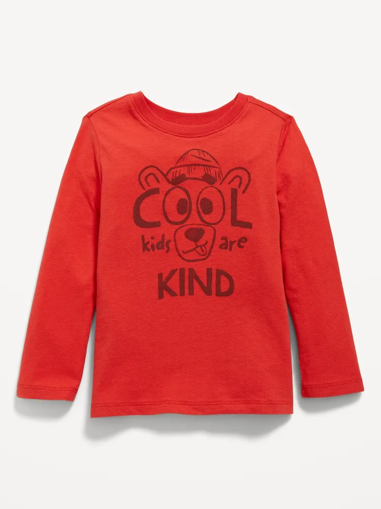 Unisex Long-Sleeve Graphic T-Shirt for Toddler