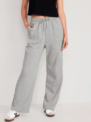 Extra High Waisted French Terry Sweatpants for Women