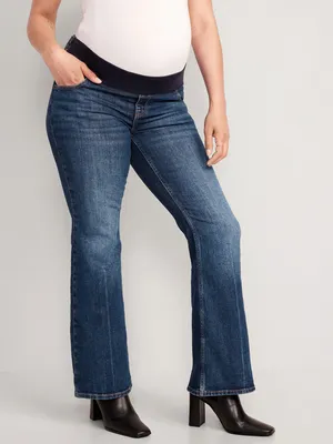 Maternity Panel Flare Jeans