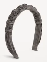 Metallic Twisted Headband for Women