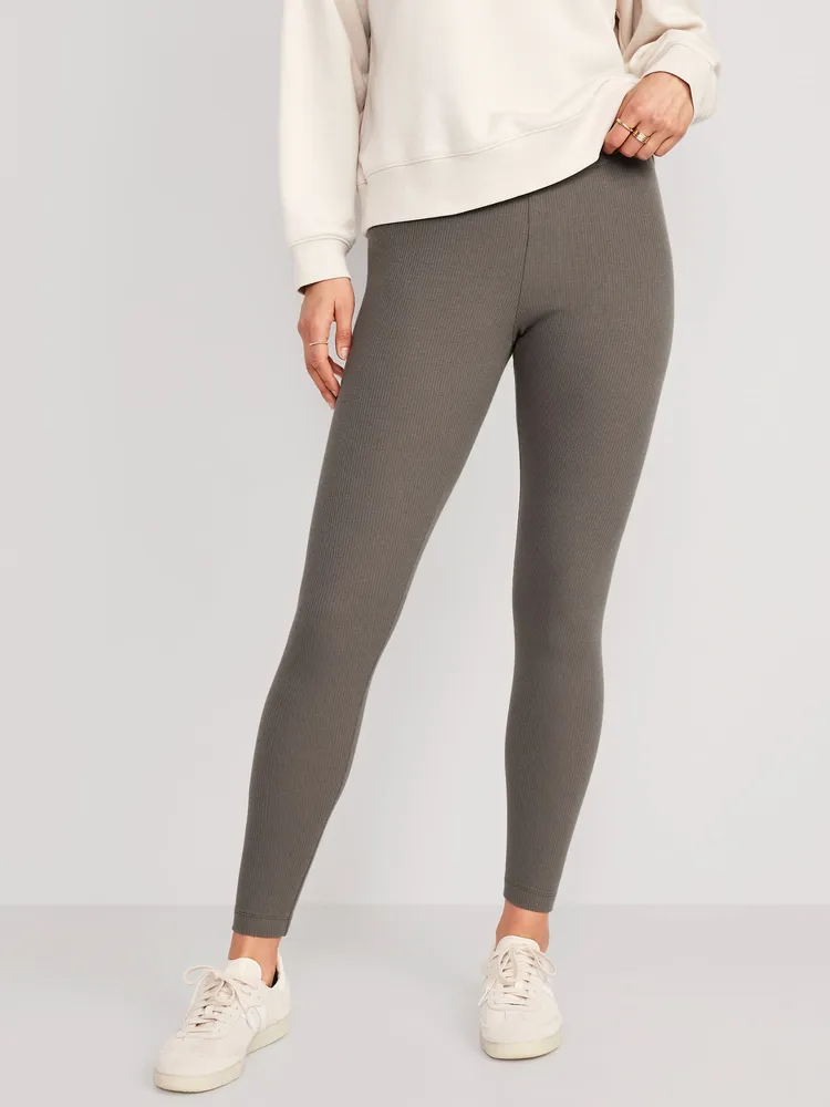 Extra High-Waisted PowerSoft Rib-Knit Super Flare Leggings for Women