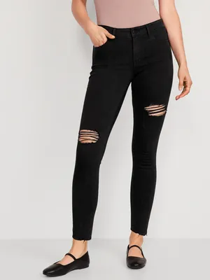 Mid-Rise Rockstar Super-Skinny Jeans