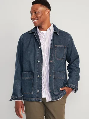 Relaxed Jean Chore Jacket for Men