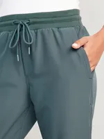 High-Waisted All-Seasons StretchTech Jogger Pants for Women
