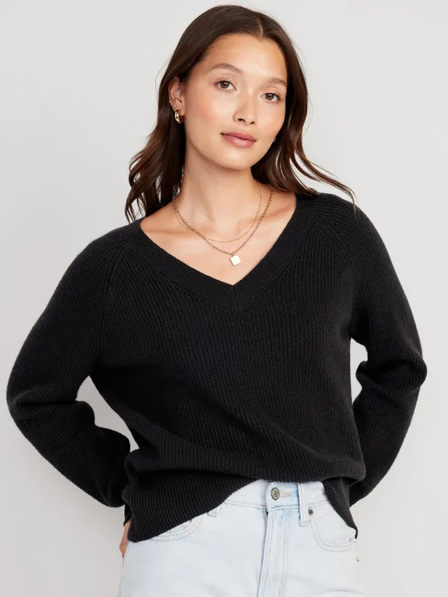 Old Navy SoSoft Relaxed V-Neck Sweater for Women