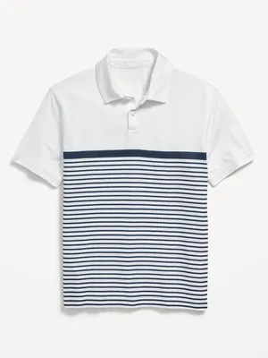 Cloud 94 Soft Go-Dry Cool Striped Performance Polo Shirt for Boys