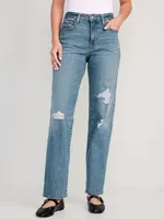 High-Waisted OG Loose Cotton-Hemp Blend Jeans