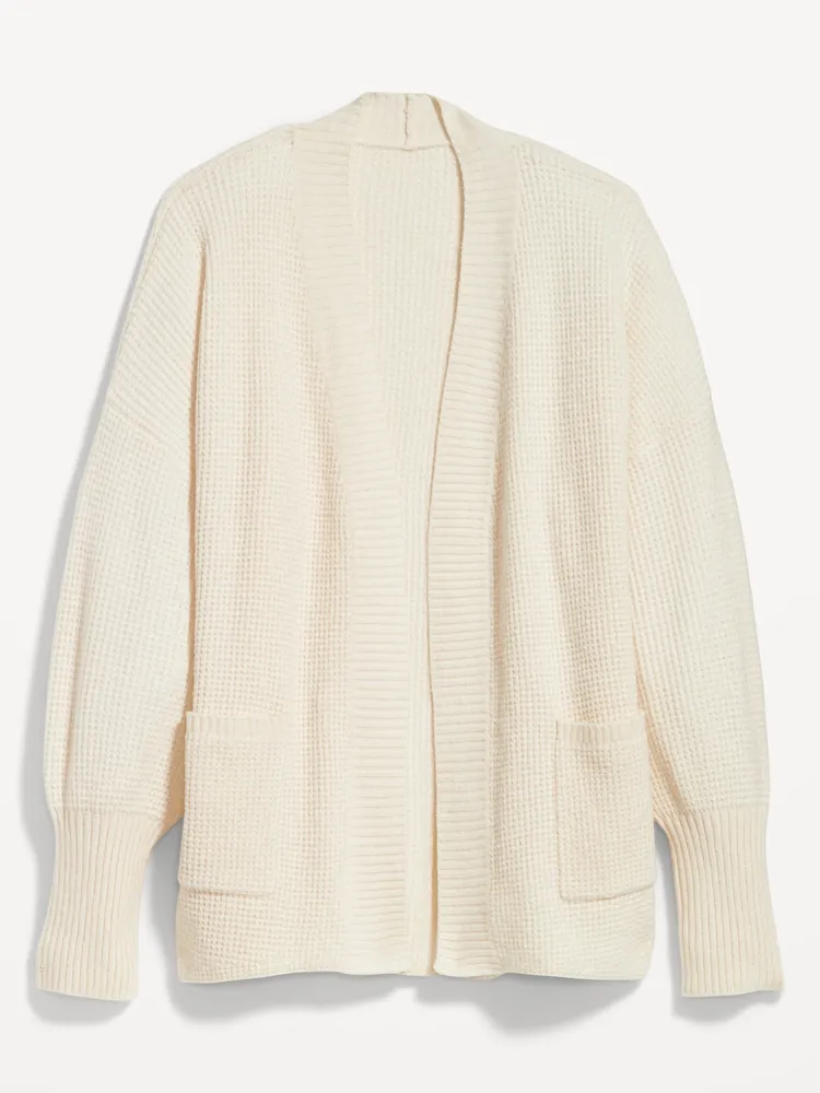 SoSoft Waffle-Knit Cocoon Sweater