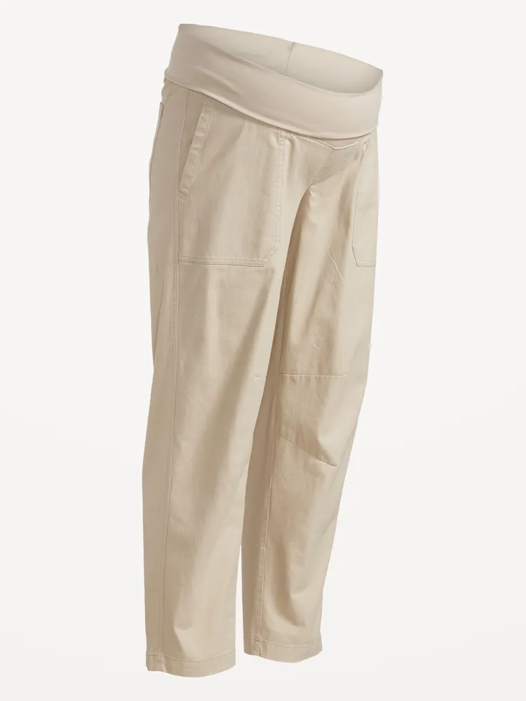 Old Navy Maternity Rollover-Waist Workwear Pants