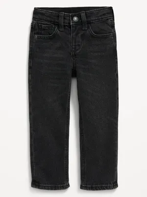 Unisex Black Straight Jeans for Toddler