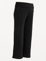 Maternity Rollover-Waist Sweatpants