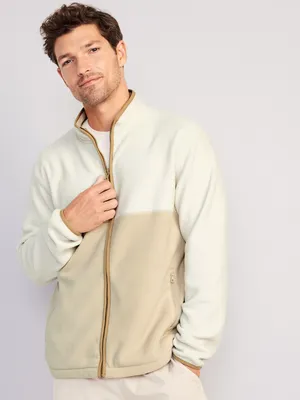 Oversized Micro-Fleece Zip Jacket for Men