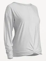 Maternity Long Sleeve Cloud 94 Soft Twist-Front Top