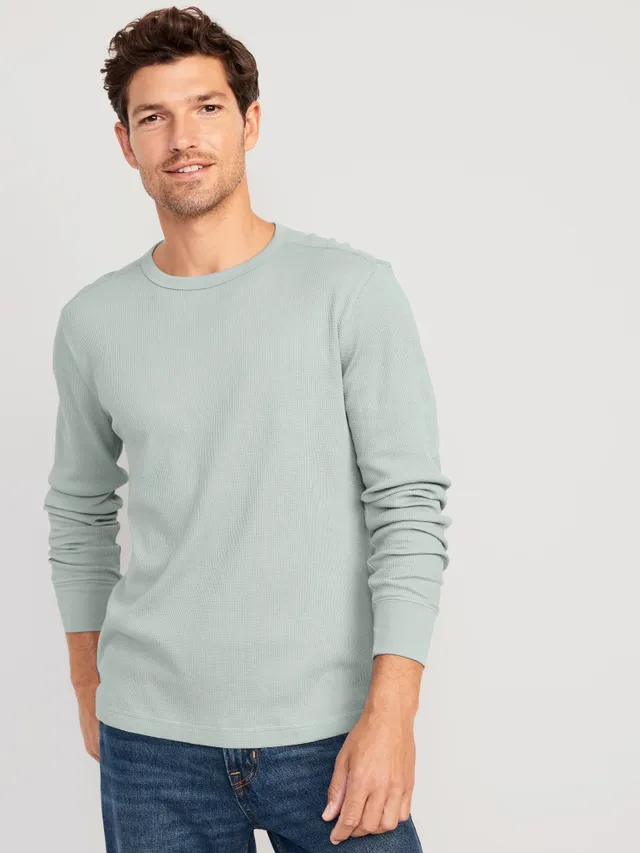 Waffle-Knit Built-In Flex T-Shirt 2-Pack