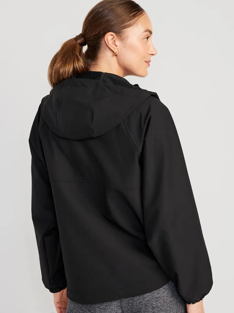 StretchTech Hooded Zip Jacket for Women