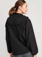 StretchTech Hooded Zip Jacket for Women