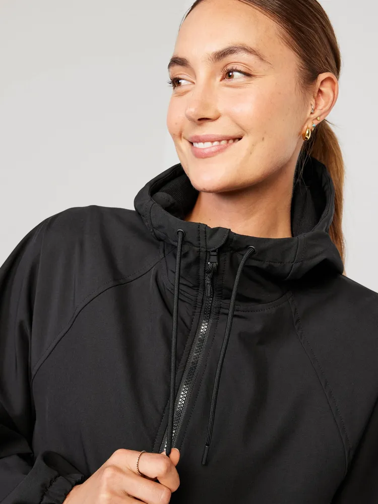 Old Navy StretchTech Hooded Zip Jacket for Women