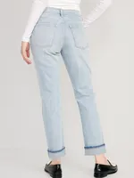 Mid-Rise Boyfriend Jeans